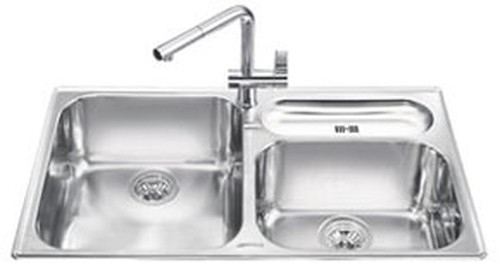 Lavello Smeg LTS9032 90 cm. spazzolato inox Lavello Smeg LTS9032 90 cm. spazzolato inox