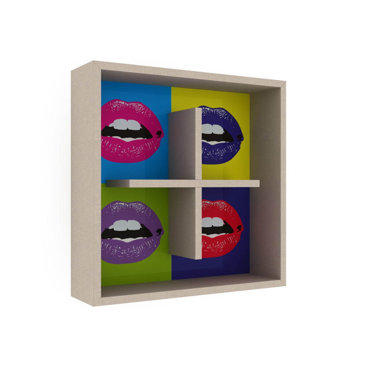 Libreria pensile Kiss 60x60x16 RF140101 Libreria pensile Kiss 60x60x16 RF140101