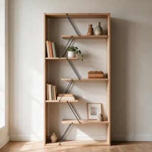 Libreria Tars rovere 84x24x157H
