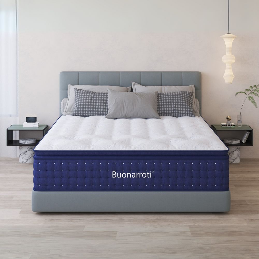 Materasso matrimoniale Atria in memory foam, con tessuto a maglia e molle insacchettate 160x190x33 cm. Materasso matrimoniale Atria in memory foam, con tessuto a maglia e molle insacchettate 160x190x33 cm.