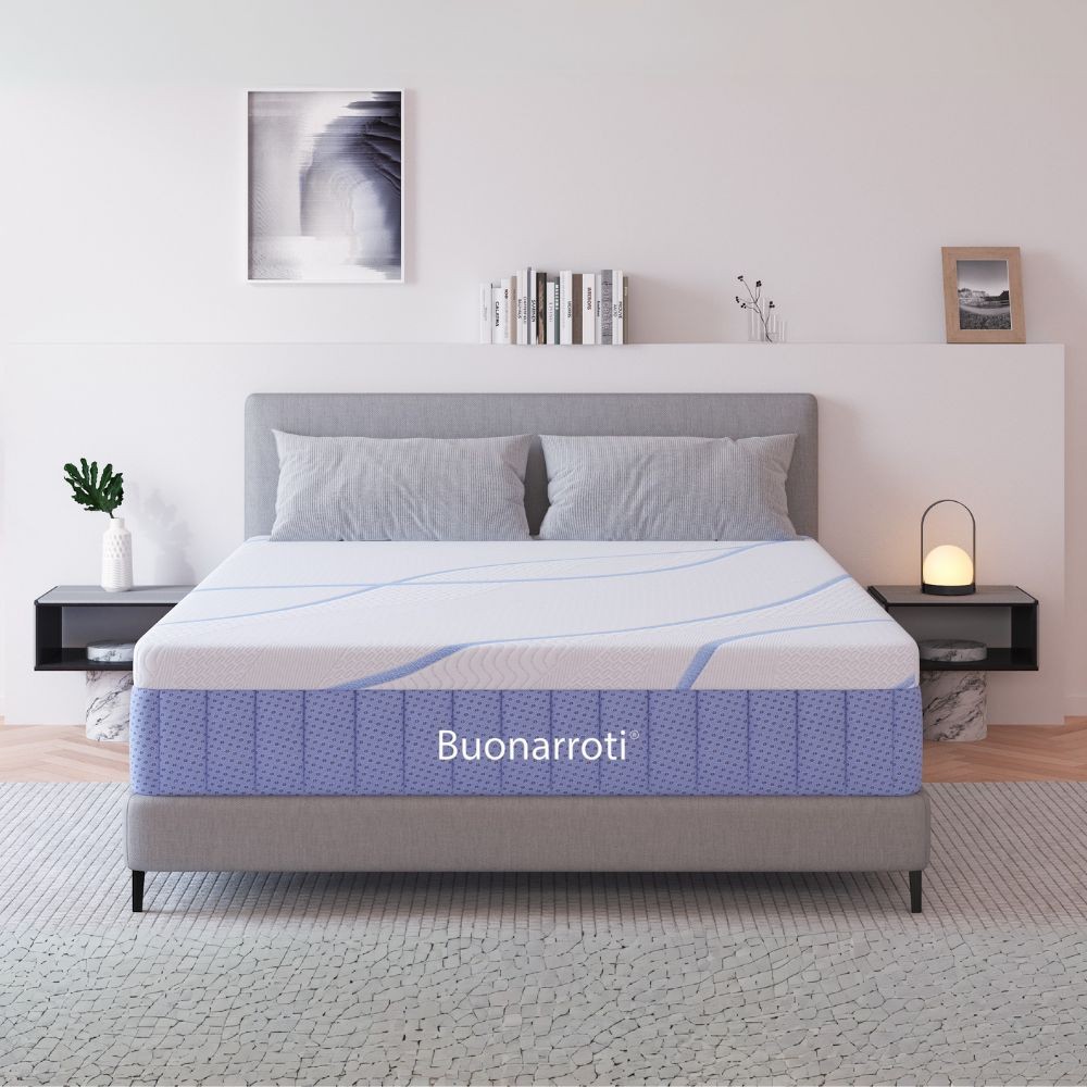 Materasso matrimoniale Pergamo con molle insacchettate e tessuto poliestere antiscivolo 160x190xH30 cm. Materasso matrimoniale Pergamo con molle insacchettate e tessuto poliestere antiscivolo 160x190xH30 cm.