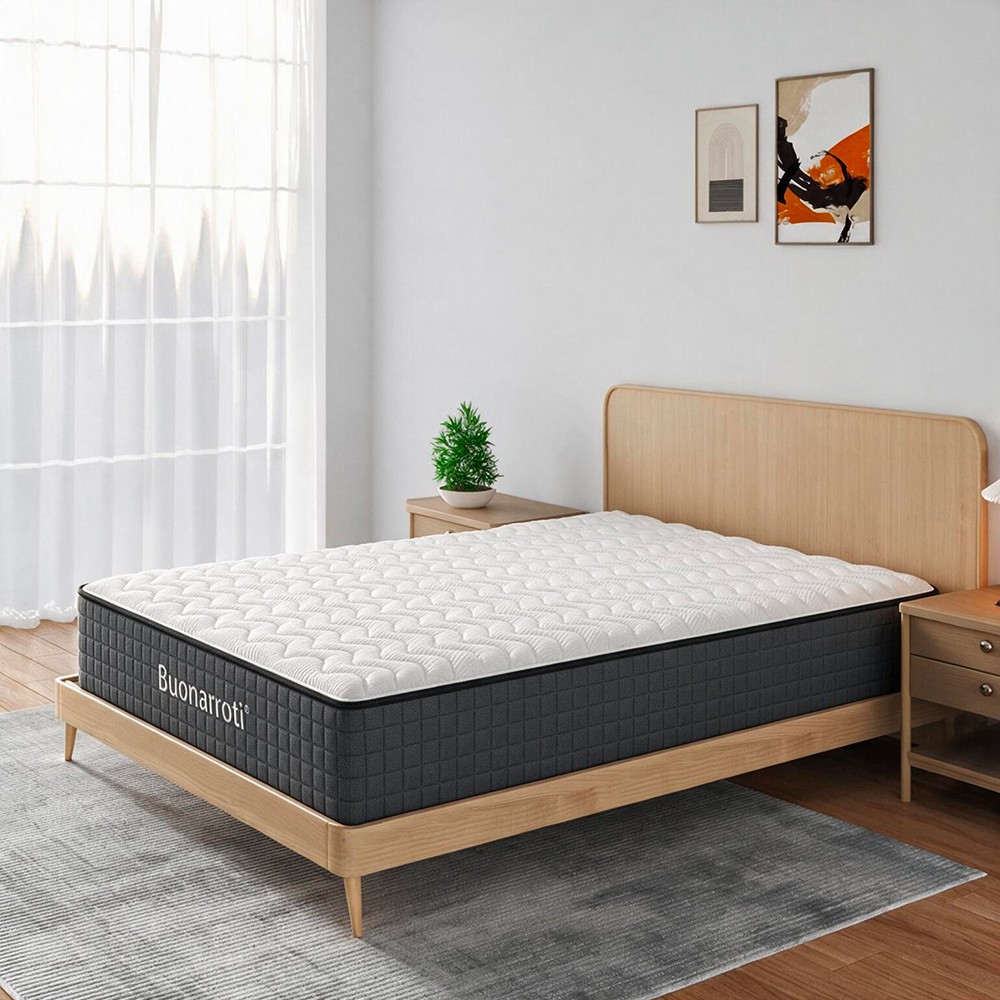 Materasso una piazza e mezza Balto 120x190x25 H cm tessuto antibatterico Materasso una piazza e mezza Balto 120x190x25 H cm tessuto antibatterico