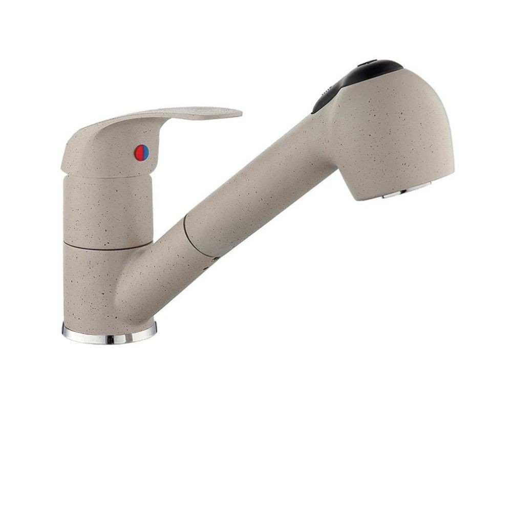 Miscelatore da cucina doccetta estraibile Paini Mixo 45Q573TCZ granito avena grigio terra Miscelatore da cucina doccetta estraibile Paini Mixo 45Q573TCZ granito avena grigio terra