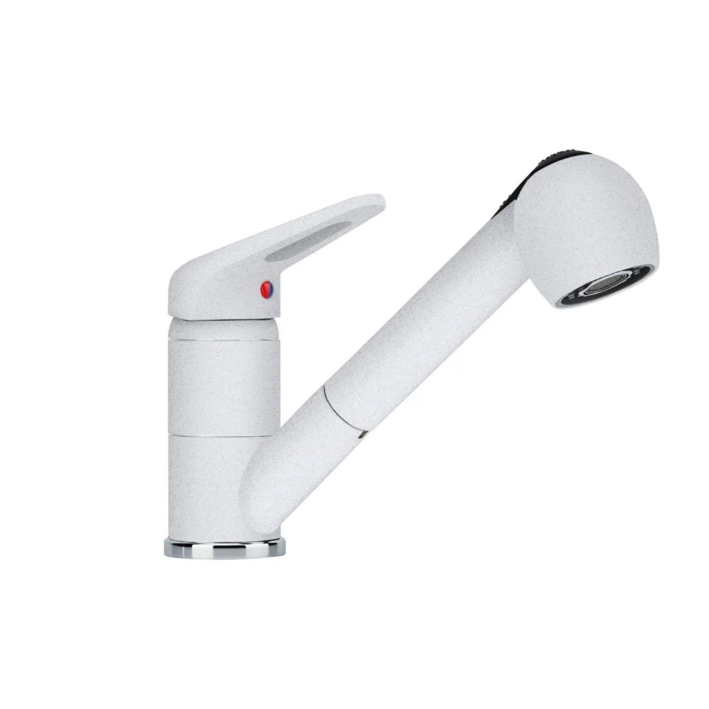 Miscelatore da cucina doccetta estraibile Paini Mixo 45WH573TCZ bianco Miscelatore da cucina doccetta estraibile Paini Mixo 45WH573TCZ bianco