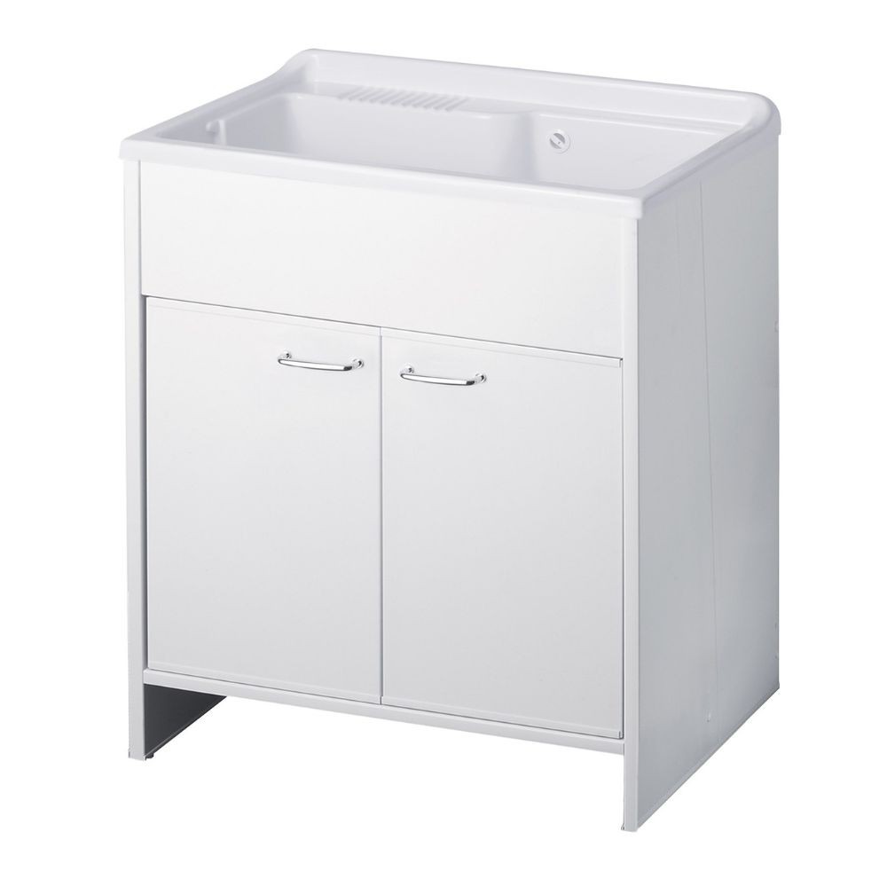 Mobile lavatoio Garden 80x50 cm 2 ante colore bianco Mobile lavatoio Garden 80x50 cm 2 ante colore bianco