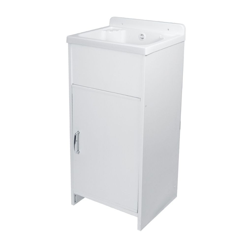 Mobile lavatoio Rocco da esterno 42.5x34.5 cm colore bianco Mobile lavatoio Rocco da esterno 42.5x34.5 cm colore bianco