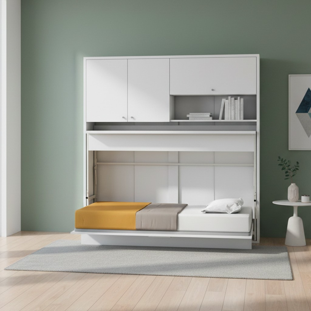 Mobile multiuso Nitro con letto a scomparsa e scrivania estraibile Mobile multiuso Nitro con letto a scomparsa e scrivania estraibile