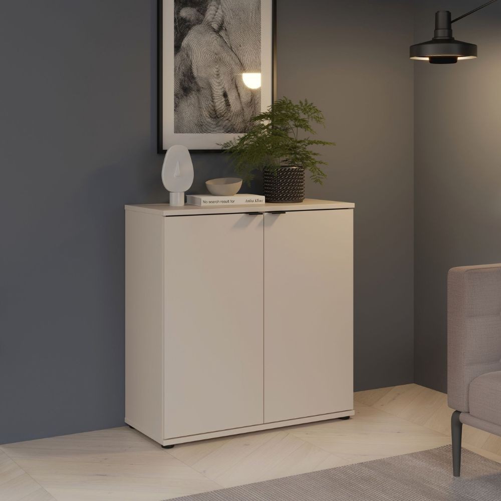 Mobile multiuso Segno con due ante L 80 cm. colore cashmere Mobile multiuso Segno con due ante L 80 cm. colore cashmere