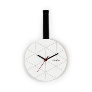 Orologio da parete Minuetto nero e bianco MT192101