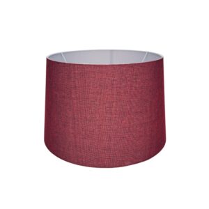Paralume Deco MDL3011 in PVC effetto tessuto rosso
