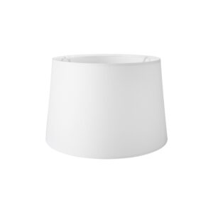 Paralume Deco MDL3565 in PVC effetto tessuto bianco
