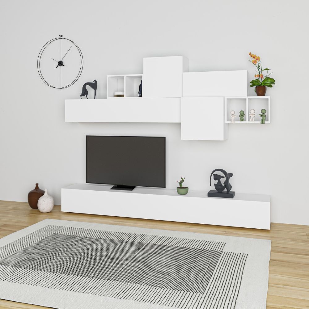 Parete attrezzata Tromen 260 cm. bianco opaco MTV234476 Parete attrezzata Tromen 260 cm. bianco opaco MTV234476