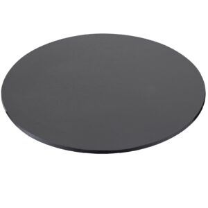 Pianale tavolo tondo 90x90x3.8 con bordo poliuretano antracite satinato