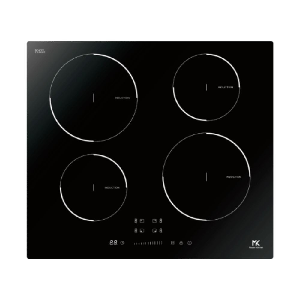 Piano cottura induzione da incasso 4 zone Master Kitchen MKHI604BK Piano cottura induzione da incasso 4 zone Master Kitchen MKHI604BK