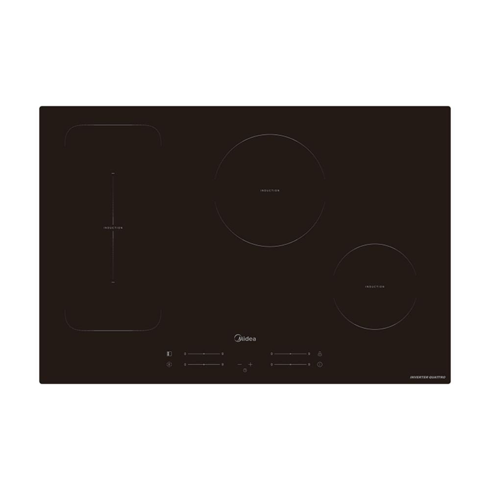 Piano cottura Midea ad induzione MIH740F98K0 77 cm 1 zona bridge colore nero Piano cottura Midea ad induzione MIH740F98K0 77 cm 1 zona bridge colore nero