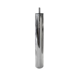 Piede in metallo cromato diametro 4,2 cm altezza 20 cm