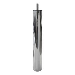 Piede in metallo cromato diametro 4,2 cm altezza 30 cm