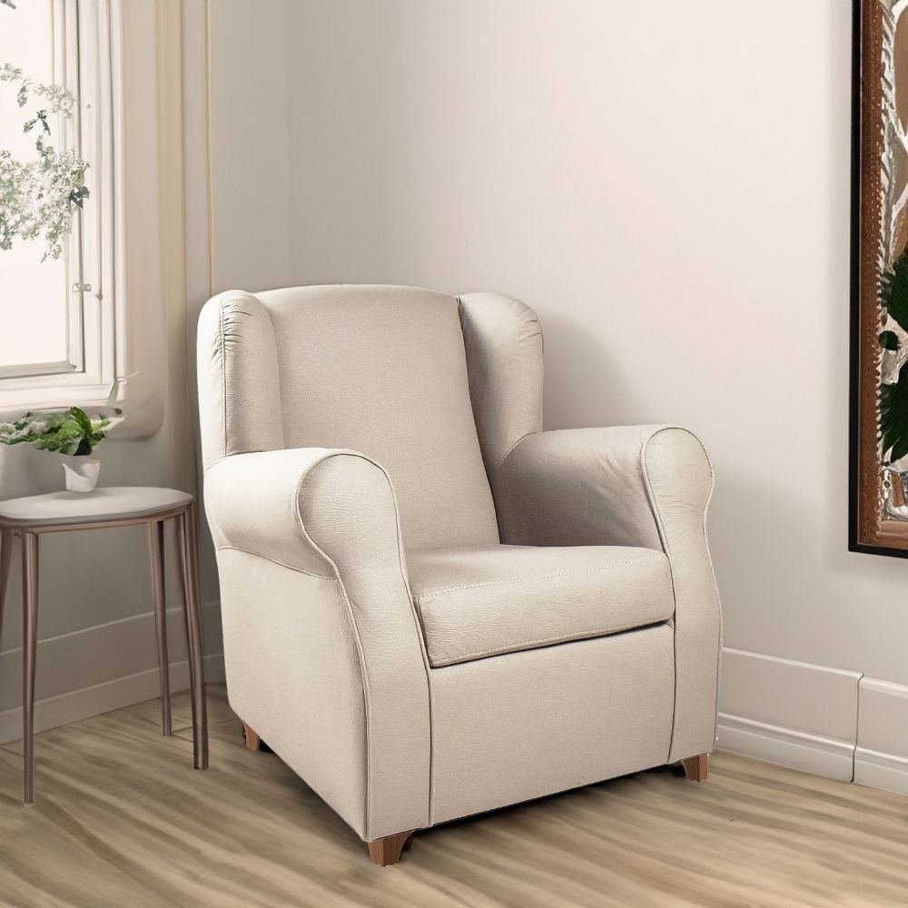 Poltrona Ebro eco nabuk nature moxart 2 Poltrona Ebro eco nabuk nature moxart 2