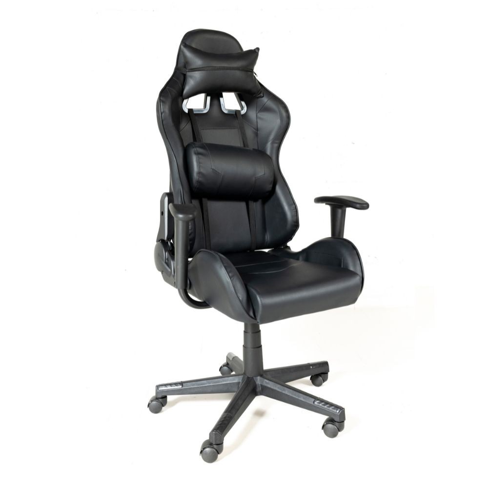 Poltrona gaming Sputnik nera telaio acciaio Poltrona gaming Sputnik nera telaio acciaio