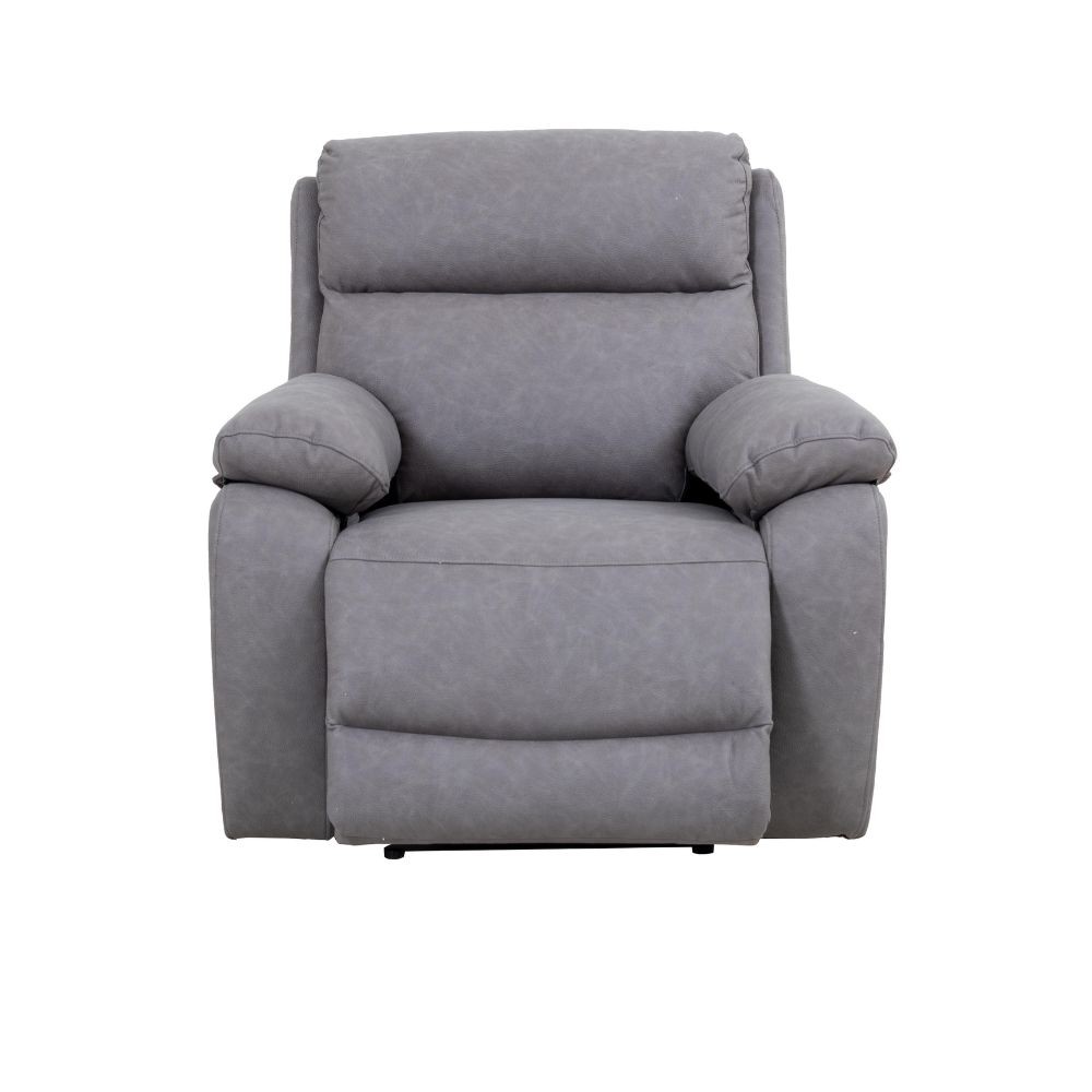 Poltrona Siviglia recliner elettrico Nabuk light grey Poltrona Siviglia recliner elettrico Nabuk light grey