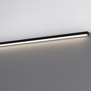 Profilo illuminazione LED Walk bagno 600 mm nero opaco