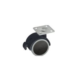 Ruota Fyunny pivotante trasparente diametro 75 con freno