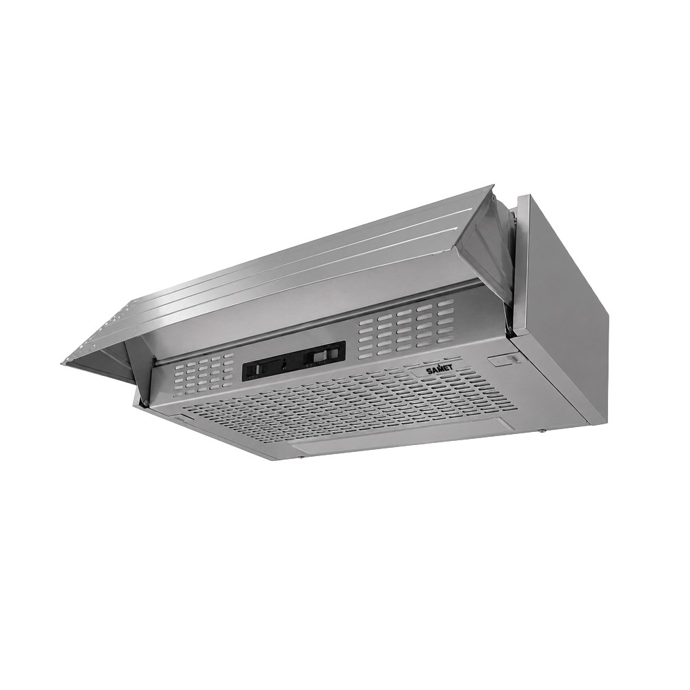 Samet Cappa da incasso sottopensile Estraibile 60 1 luce led 3 livelli di potenza 60cm. classe D Samet Cappa da incasso sottopensile Estraibile 60 1 luce led 3 livelli di potenza 60cm. classe D