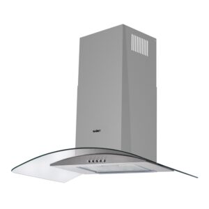 Samet Cappa WETH 90 inox da parete 90 cm cupolino in vetro