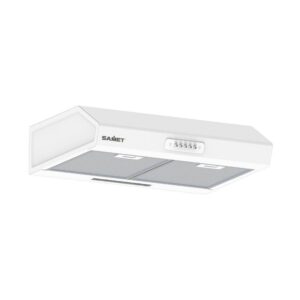 Samet Gruppo cappa sottopensile luce led 60 cm. potenza aspirante 280 m3/h 3 livelli Tornado 60 bianco