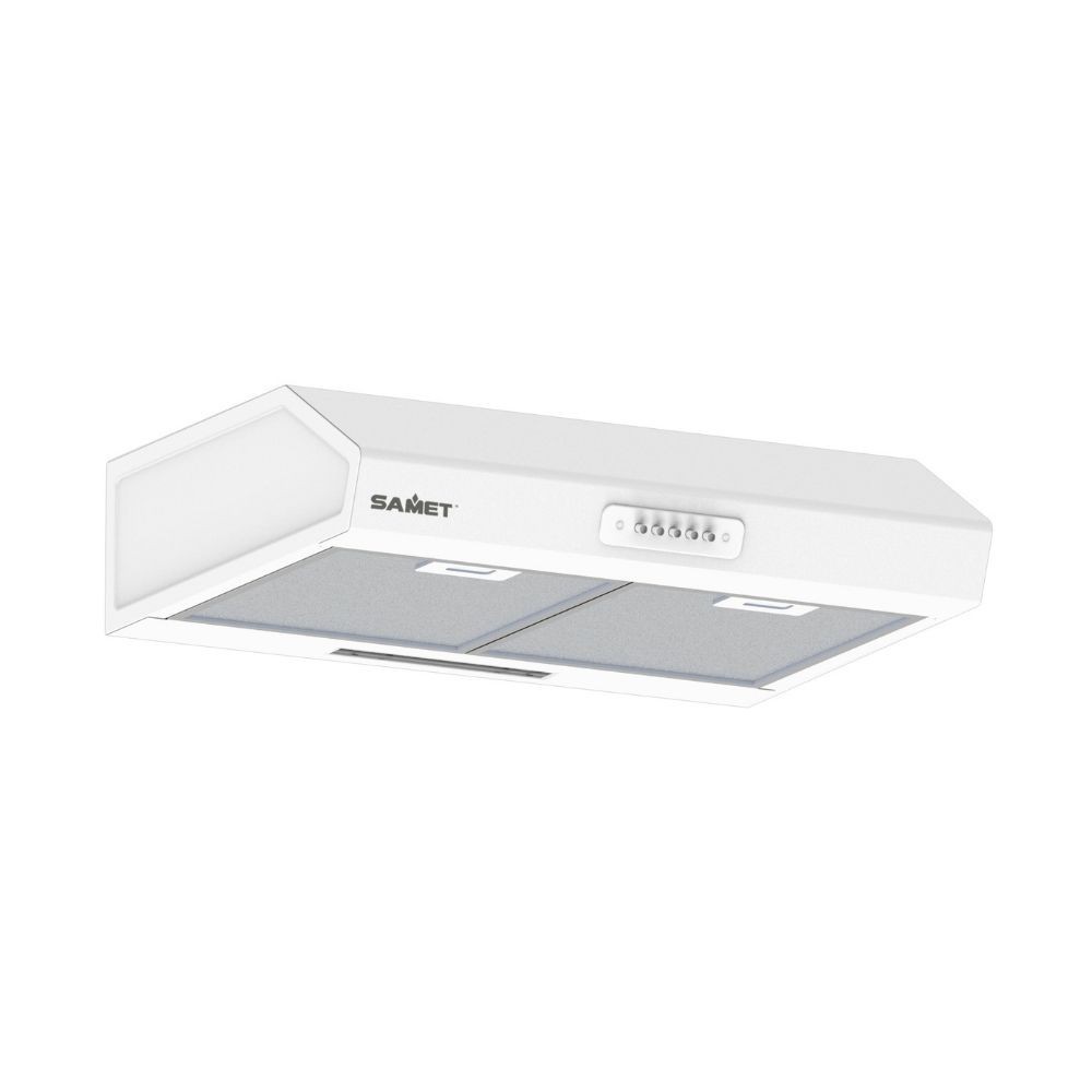 Samet Gruppo cappa sottopensile luce led 60 cm. potenza aspirante 280 m3/h 3 livelli Tornado 60 bianco Samet Gruppo cappa sottopensile luce led 60 cm. potenza aspirante 280 m3/h 3 livelli Tornado 60 bianco