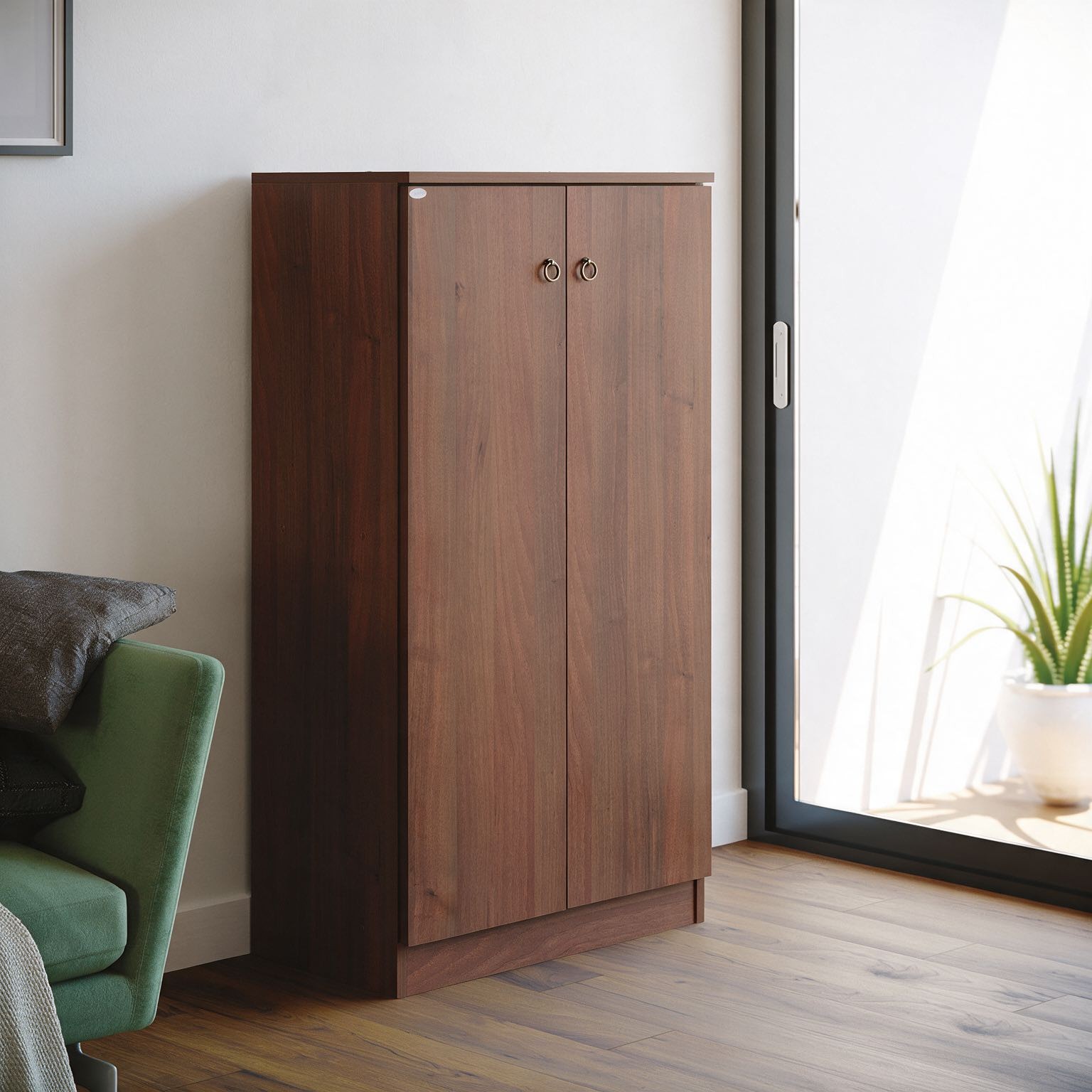 Scarpiera armadio Gabriella 130 cm noce antico Scarpiera armadio Gabriella 130 cm noce antico