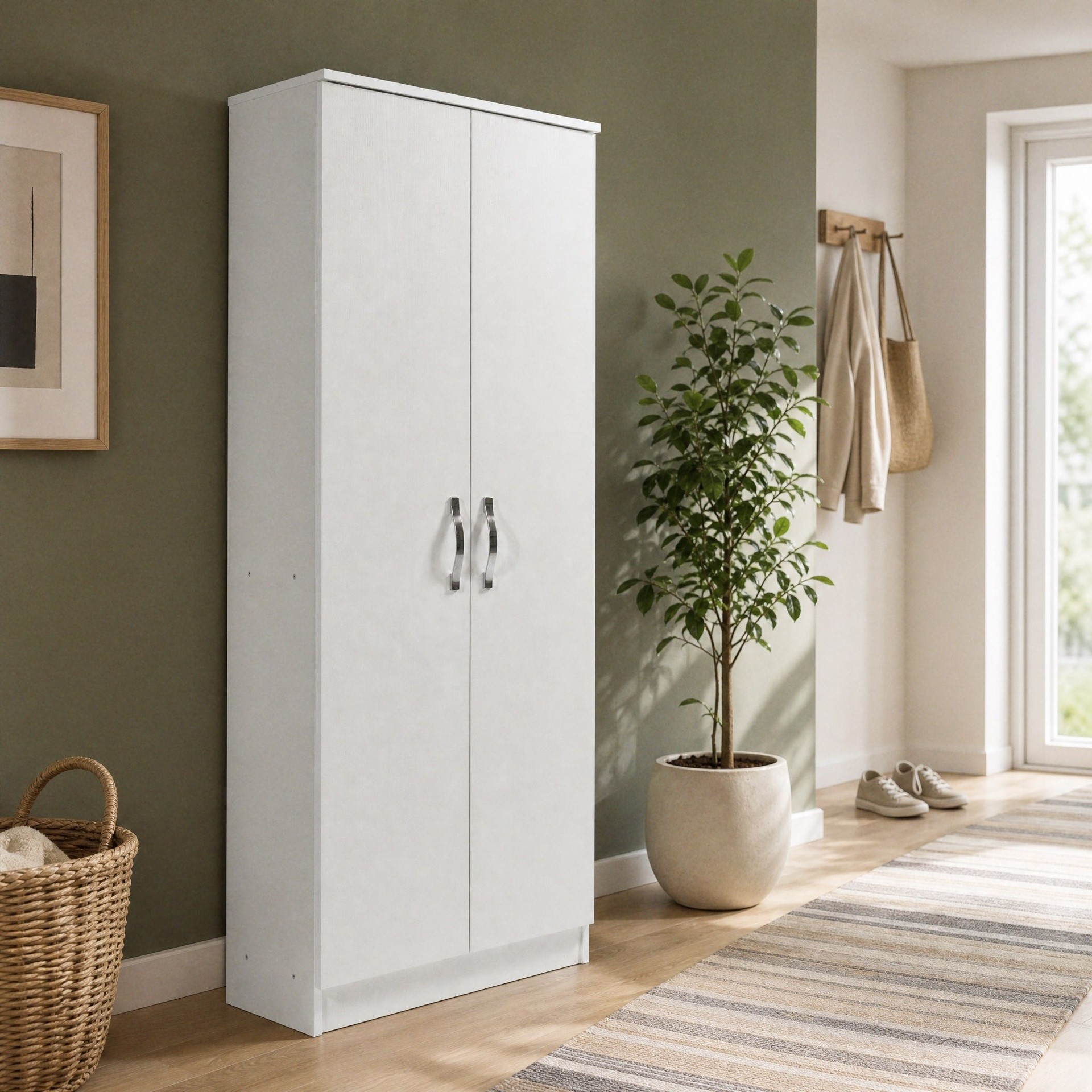 Scarpiera armadio Gabriella 180 bianco frassinato Scarpiera armadio Gabriella 180 bianco frassinato