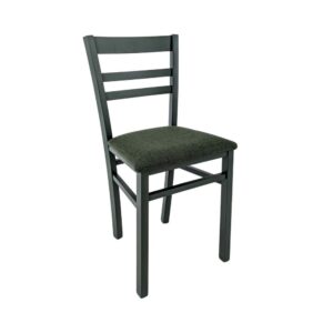Sedia Cromica in legno verde set 2 pezzi