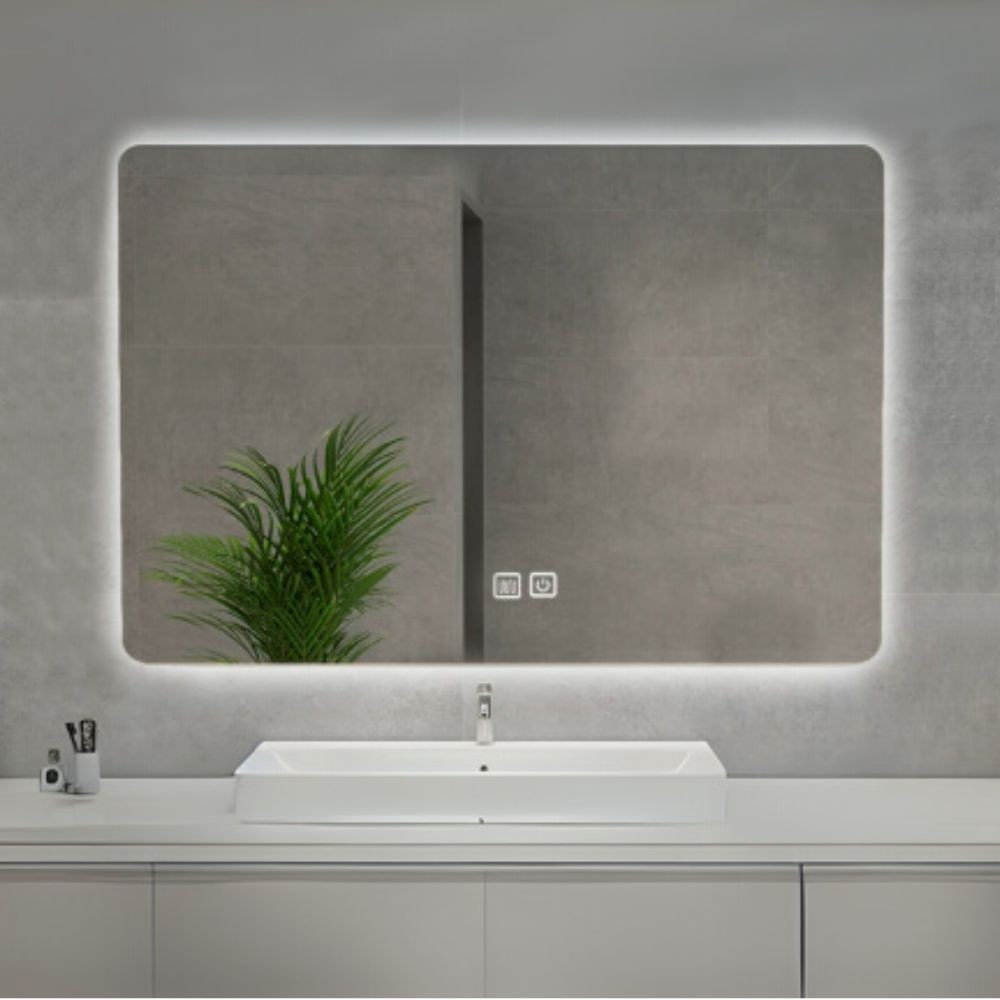 Specchio smart rettangolare YJ-70120A con retroilluminazione 70x120 cm. Specchio smart rettangolare YJ-70120A con retroilluminazione 70x120 cm.