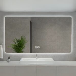 Specchio smart rettangolare YJ-70180A con retroilluminazione 70x180 cm.