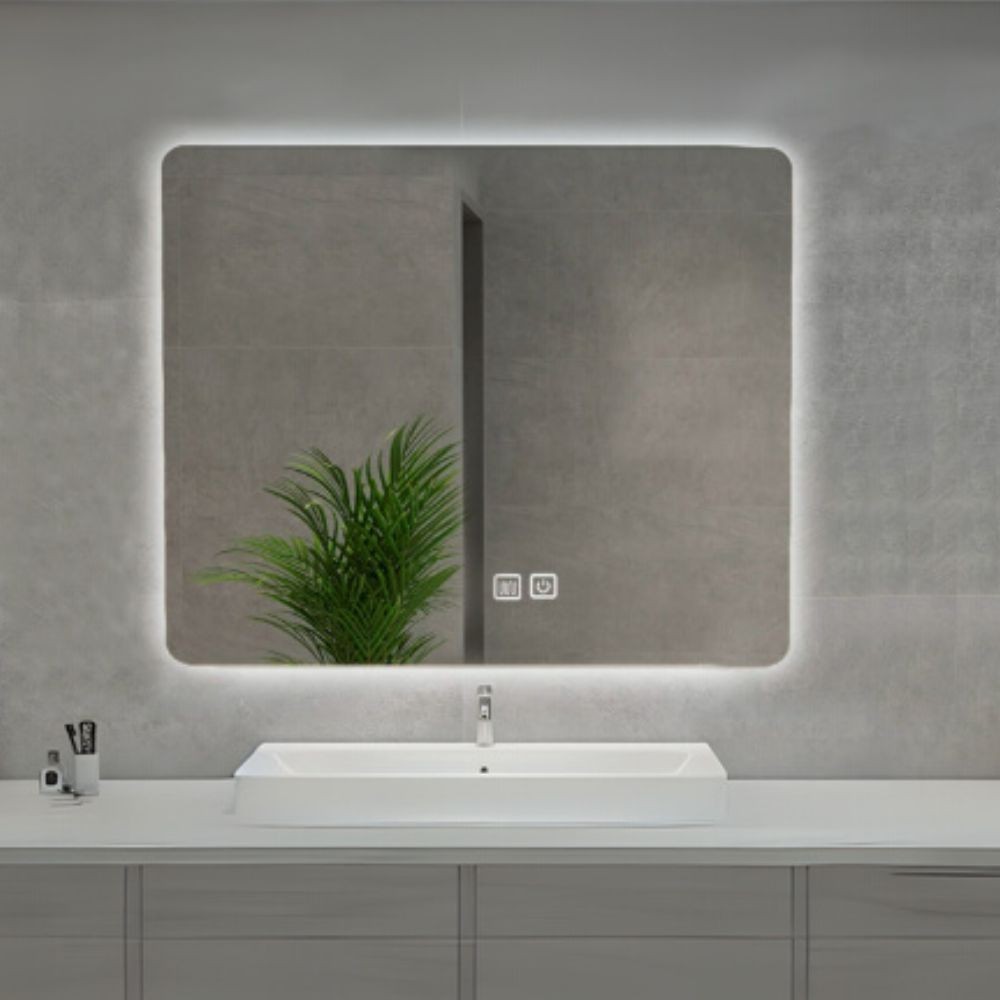 Specchio smart rettangolare YJ-7090A con retroilluminazione 70x90 cm. Specchio smart rettangolare YJ-7090A con retroilluminazione 70x90 cm.