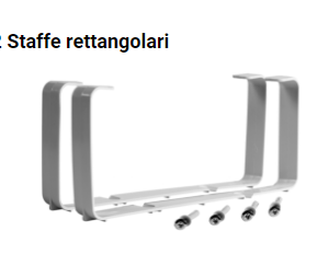 Staffe di fissaggio rettangolari BVSTAF229