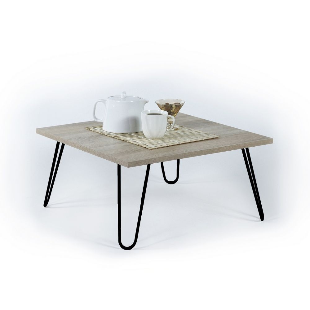 Tavolino da salotto quadrato rovere Illia 60x60 MT1904021 Tavolino da salotto quadrato rovere Illia 60x60 MT1904021