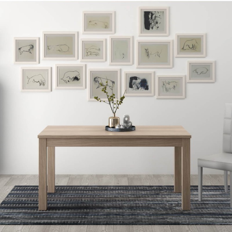 Tavolo allungabile Firenze 140x80 cn allunga da 40 colore olmo Tavolo allungabile Firenze 140x80 cn allunga da 40 colore olmo