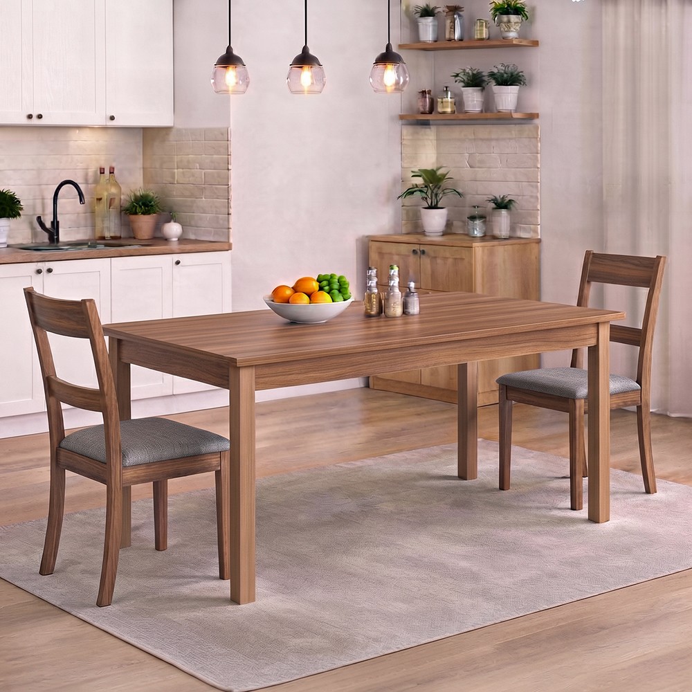Tavolo allungabile Firenze 140x85 con allunga da 40 cm. noce naturale Tavolo allungabile Firenze 140x85 con allunga da 40 cm. noce naturale