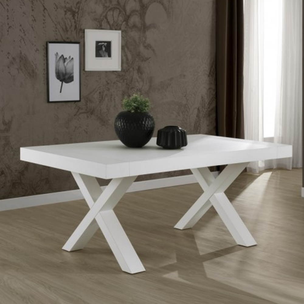 Tavolo allungabile Gondar 160x90 bianco larice Tavolo allungabile Gondar 160x90 bianco larice