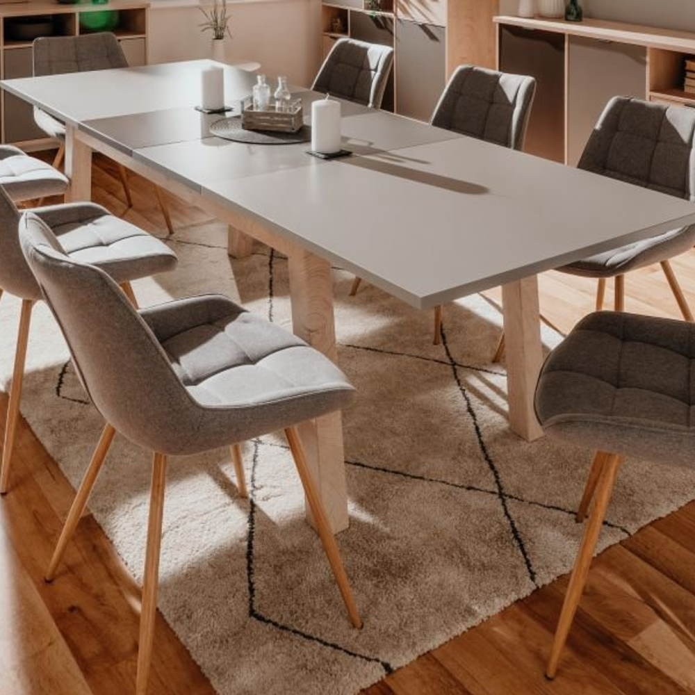 Tavolo allungabile H Epik 50A colore rovere grigio 160x90x75 Tavolo allungabile H Epik 50A colore rovere grigio 160x90x75