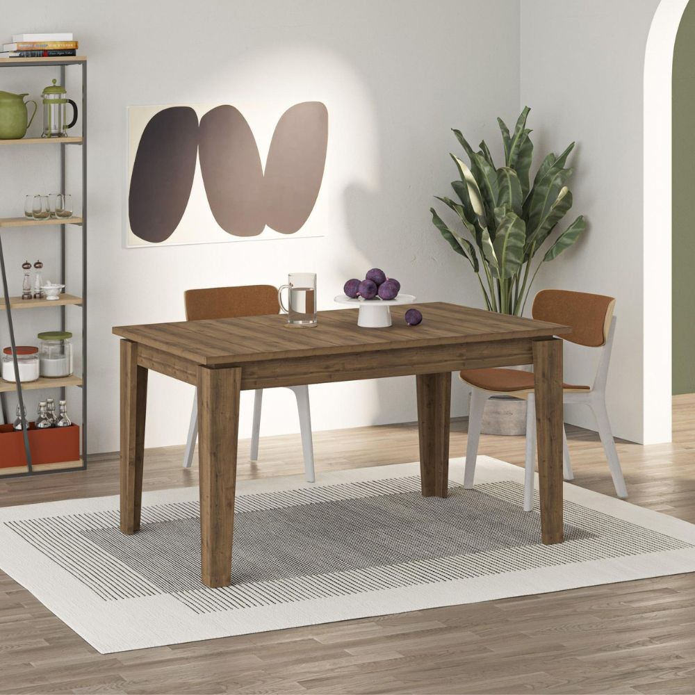 Tavolo allungabile Megaron colore hitit noce 120x80 cm. Tavolo allungabile Megaron colore hitit noce 120x80 cm.
