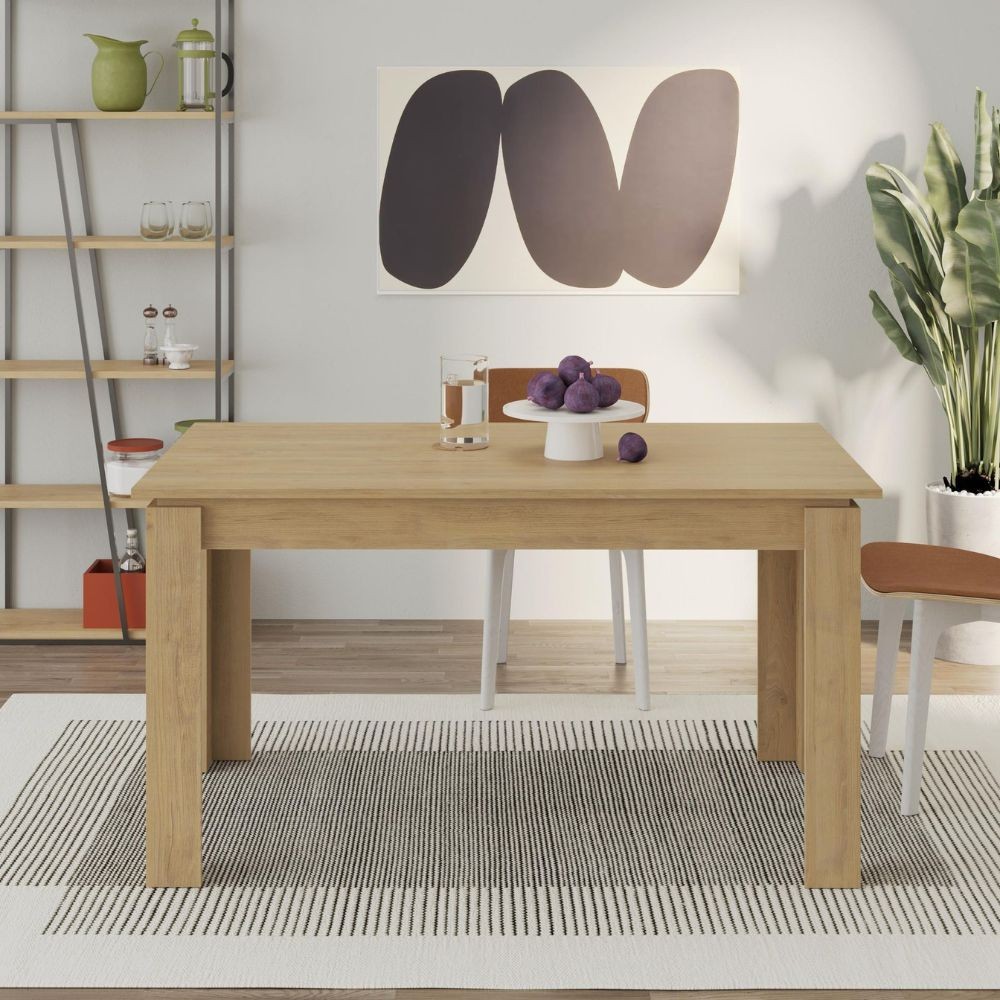 Tavolo allungabile Megaron colore rovere 120x80 cm. Tavolo allungabile Megaron colore rovere 120x80 cm.