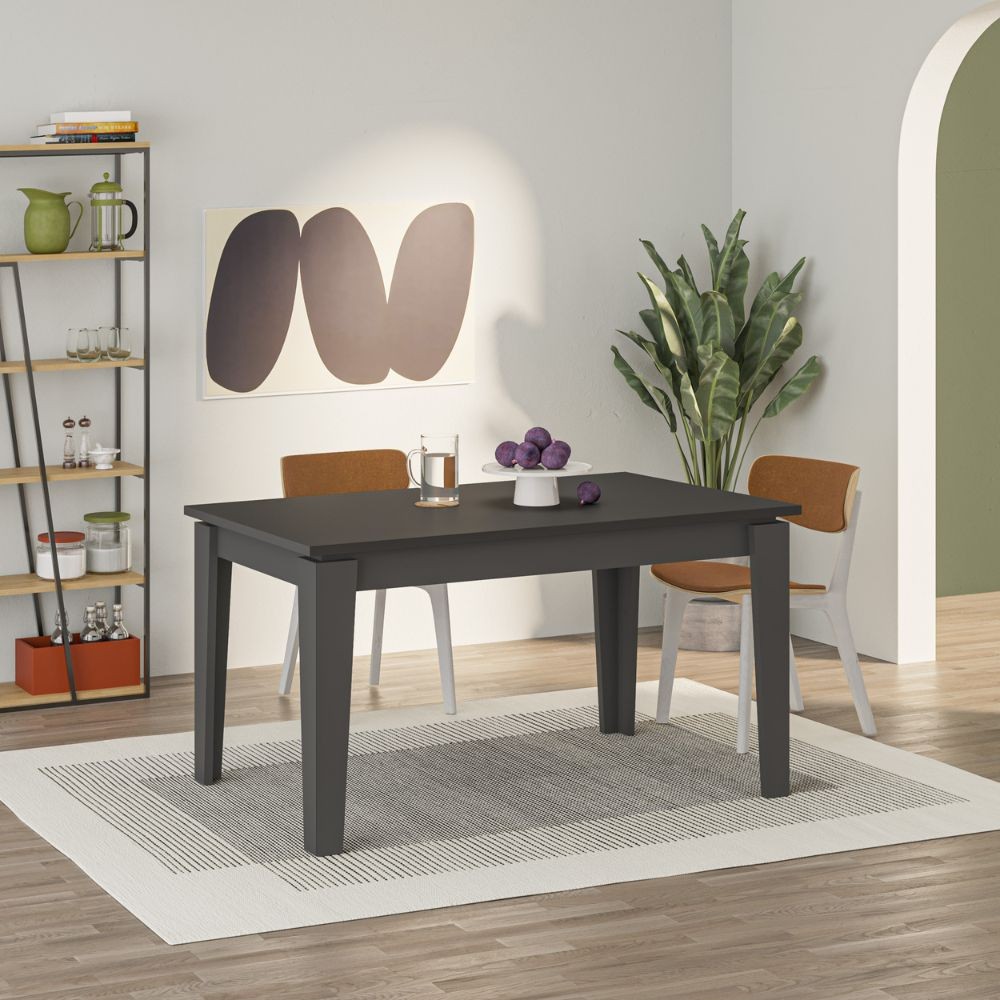 Tavolo allungabile Tolmen antracite 140x80 cm Tavolo allungabile Tolmen antracite 140x80 cm