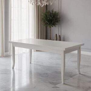 Tavolo allungabile Verona bianco 140x80