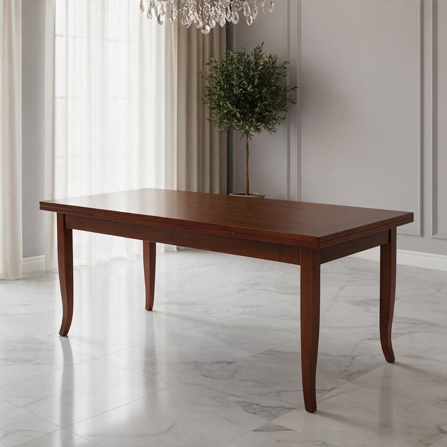 Tavolo allungabile Verona noce 140x80 Tavolo allungabile Verona noce 140x80