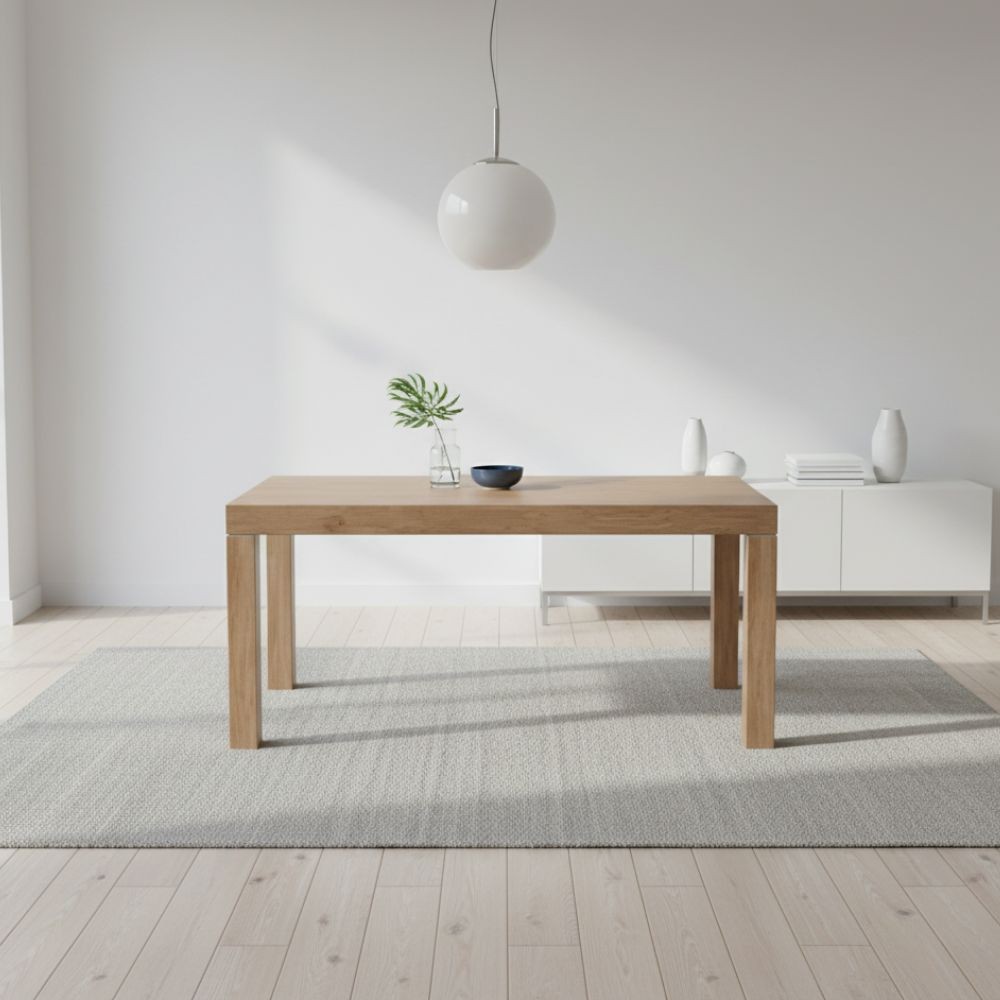 Tavolo Imab Piana T08 in rovere decapato con 4 allunghe 160x90x74.6 H cm. Tavolo Imab Piana T08 in rovere decapato con 4 allunghe 160x90x74.6 H cm.