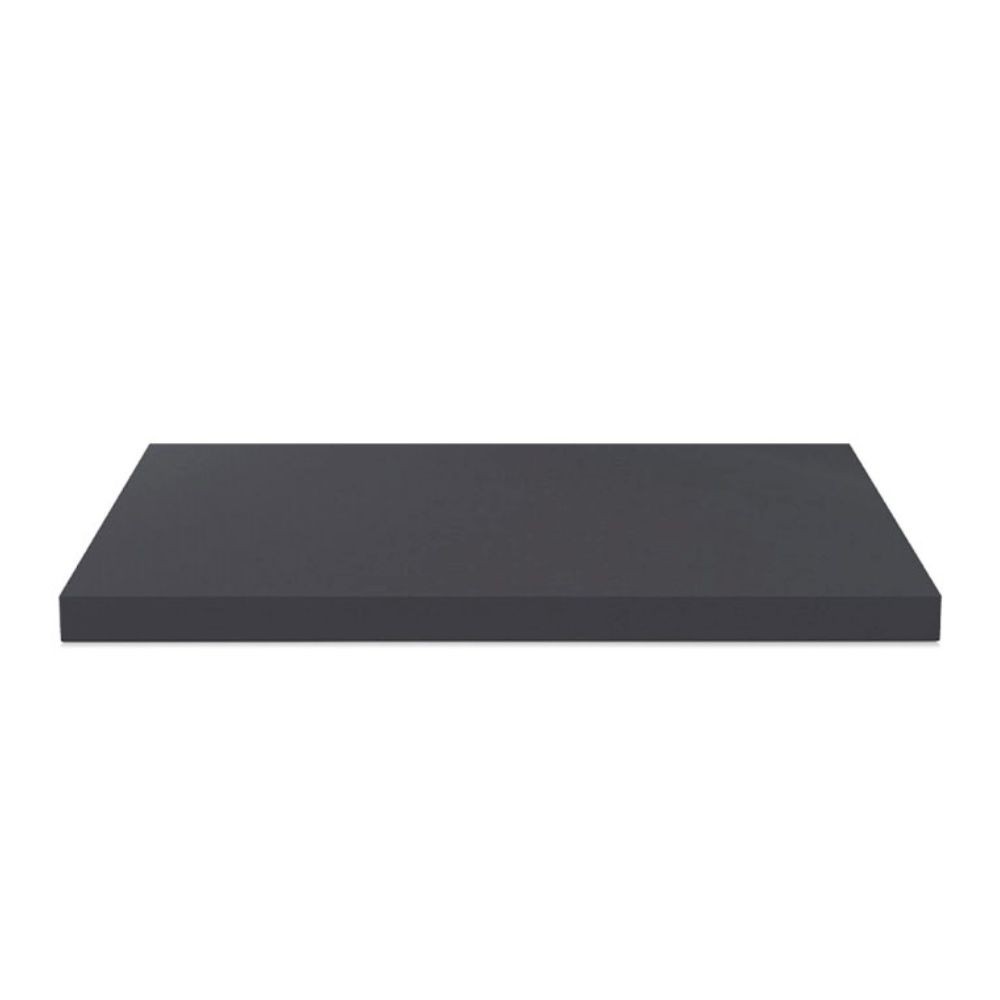 Top non forato 180x60x3.8 con bordo poliuretano in antracite satinato Top non forato 180x60x3.8 con bordo poliuretano in antracite satinato