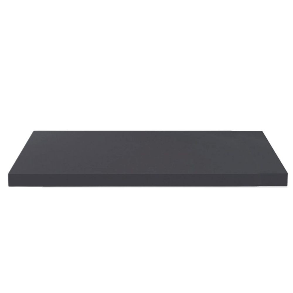 Top non forato 240x60x3.8 con bordo poliuretano in antracite satinato Top non forato 240x60x3.8 con bordo poliuretano in antracite satinato